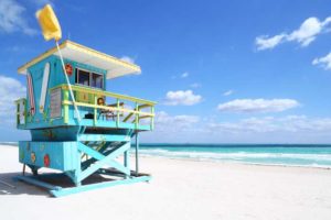 cabana on beach in miami