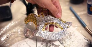 sparkly mask