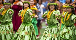 Hawaiian female dancer