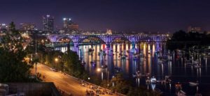 Knoxville Tennessee at night