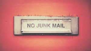 No Junk Mail abstract