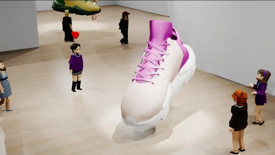 shoe in metaverse events